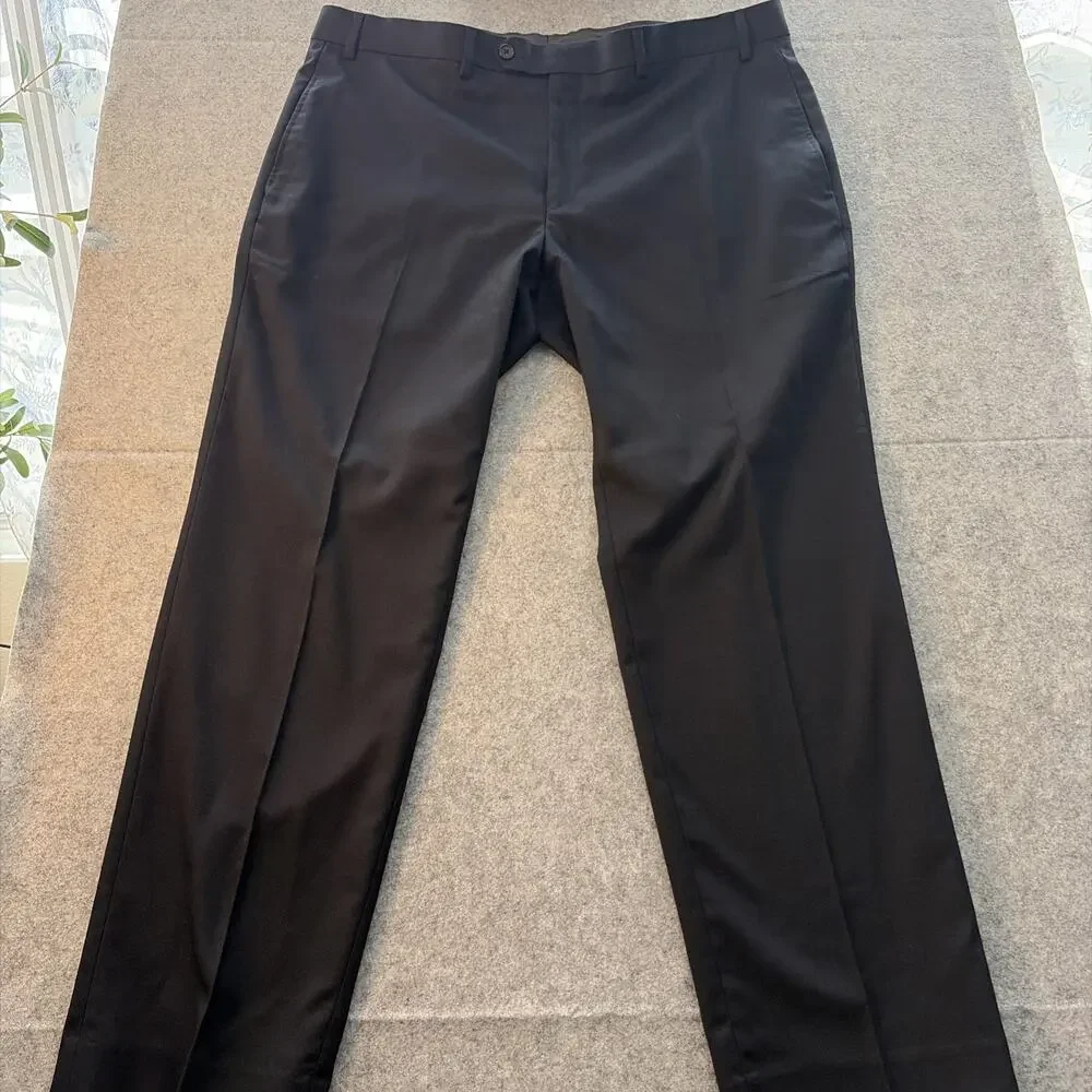 Lauren Ralph Lauren Mens Classic fit Dress Pants 38 / 30 Navy Blue Solid